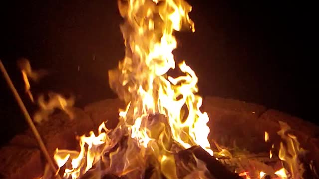 Firepit slow motion