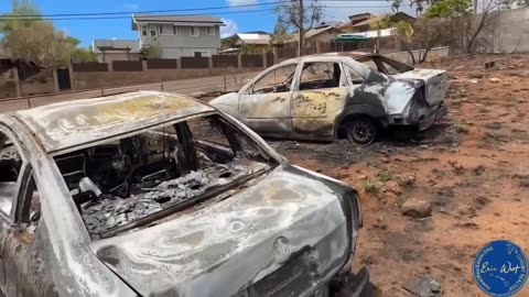 WTF. Cars targeted by DEW in Lahaina, Maui where nothing else was burned!