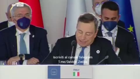 G20, Draghi: “Vaccineremo il 70% della popolazione mondiale entro il 2022”