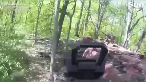 First-person footage shows Ukrainian soldiers fighting on Kharkiv battlefield