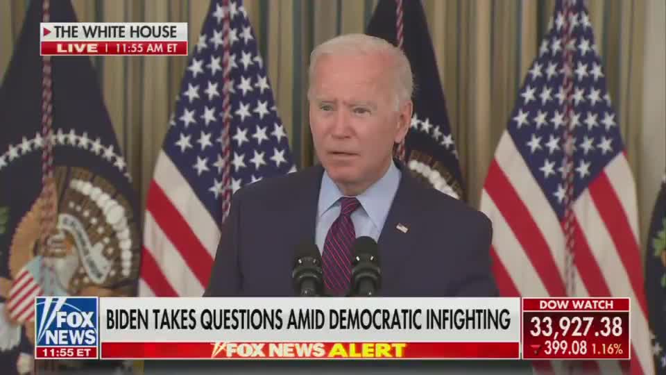 Biden blames Sen. Manchin and Sen. Sinema