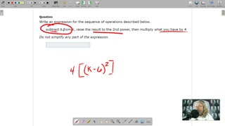 Write variable expressions - IXL A1.I.1 (D7K)