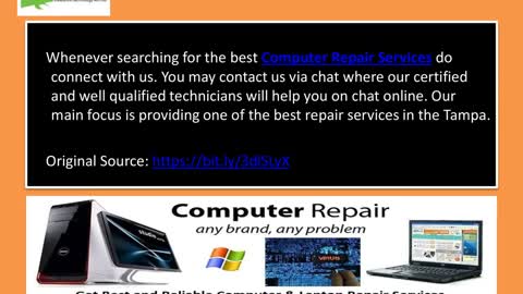 Computer Repair in Tampa, Florida