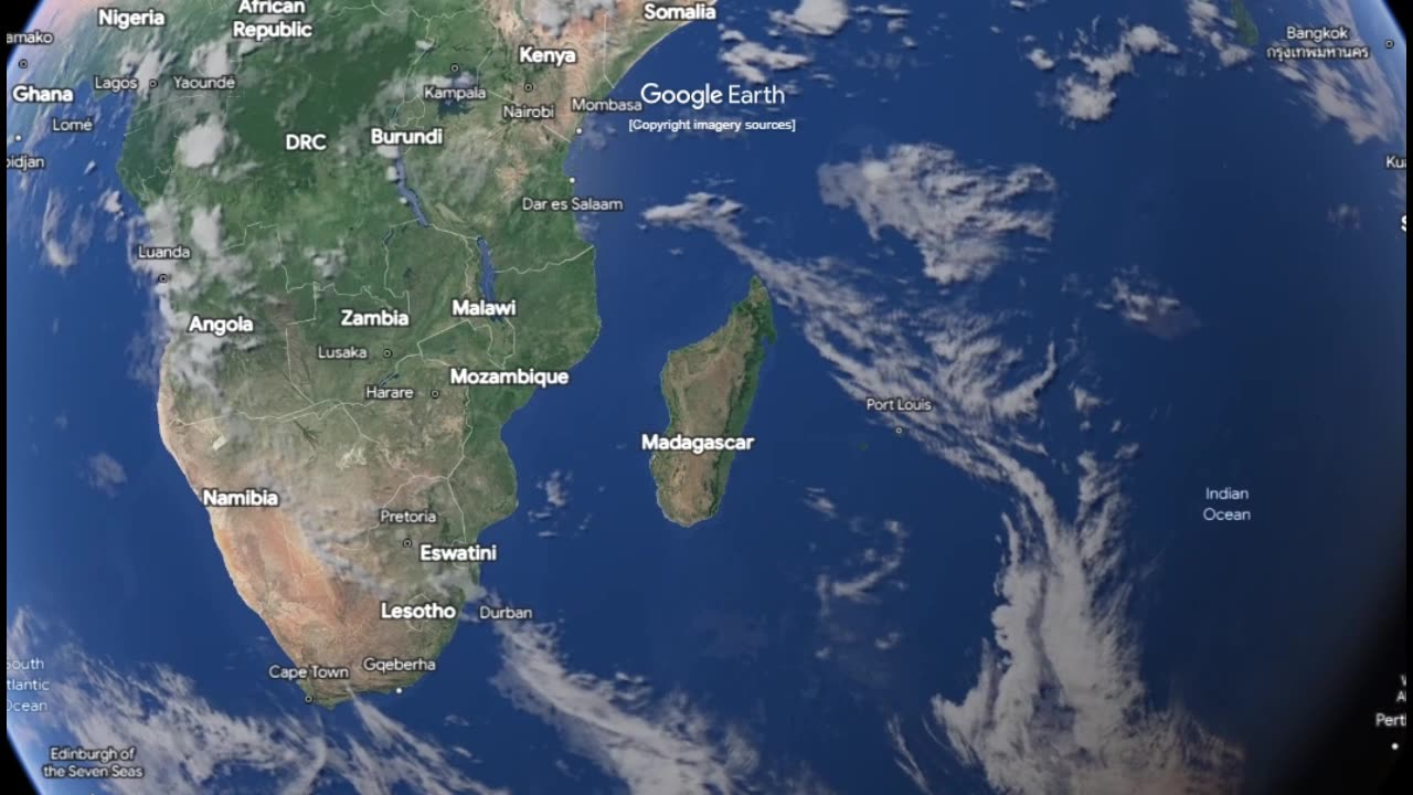 "A 587,041km Zoom into Madagascar 🚀🏝️: Unveiling the Island of Wonders! #MadagascarZoom"