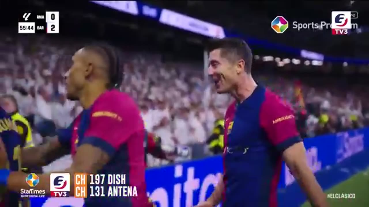 REAL MADRID 0-4 BARCELONA , ALL GOALS AND SKILLS