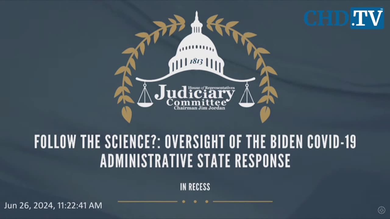 ‘Follow the Science?: Oversight of the Biden Covid-19 Administrative State Response’ | June 26