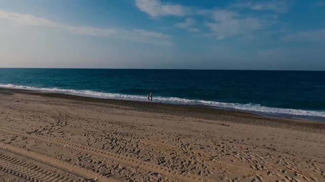 Casal na praia