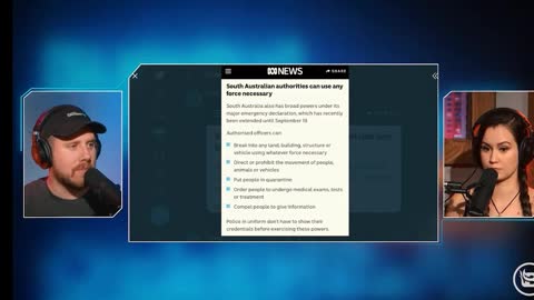 Elijah Schaffer talks to his Australian friend about the authoritarian Australian COVID restrictions