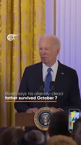 Biden speaks about "his father in the Kibbutz on the 7.10.2023"