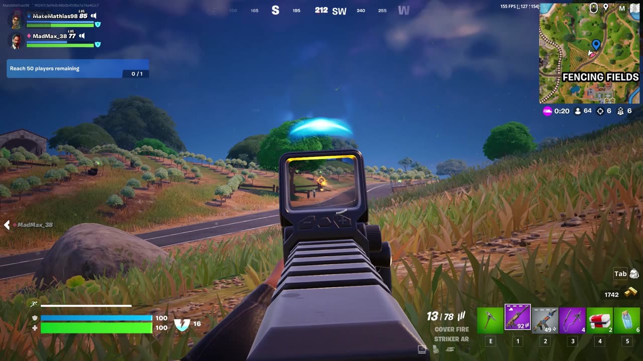 Fortnite - 16 eliminations game | No Build