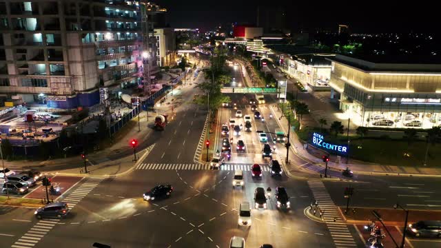 A beautiful city and full of lights