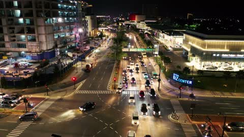 A beautiful city and full of lights