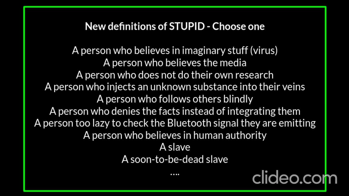 unvaxxed - not stupid