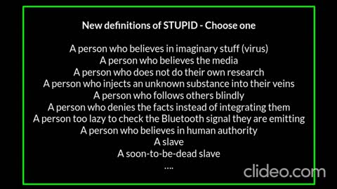 unvaxxed - not stupid