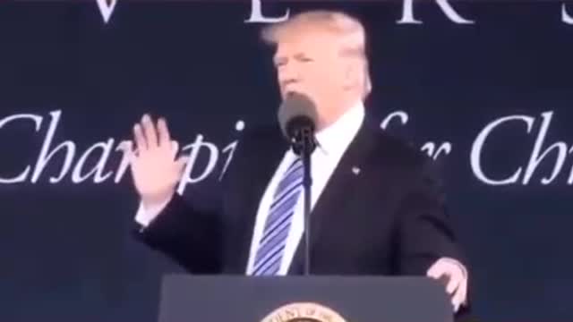 “Never Ever Give Up” Donald J Trump