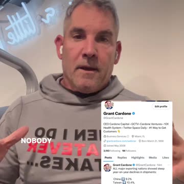 GRANT CARDONE REAL TALK ONLY ! #Motivation