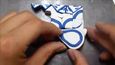 Assembling Process Of Patterned Clay