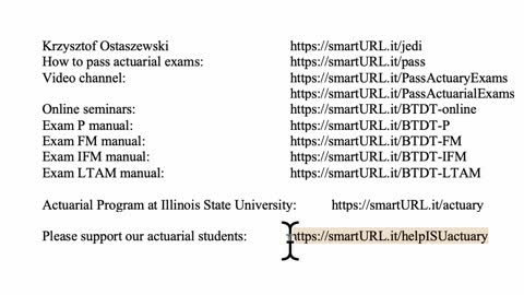 Exam LTAM exercise for April 15, 2022