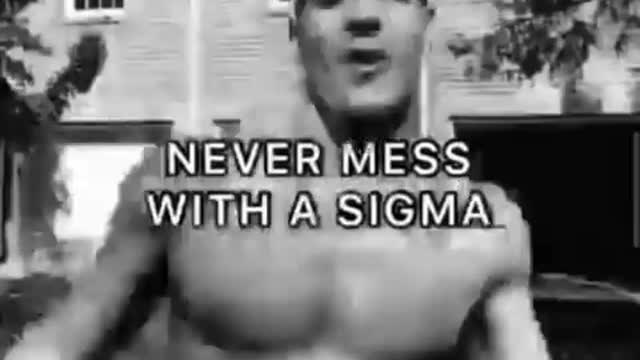 Never mess with Sigma male