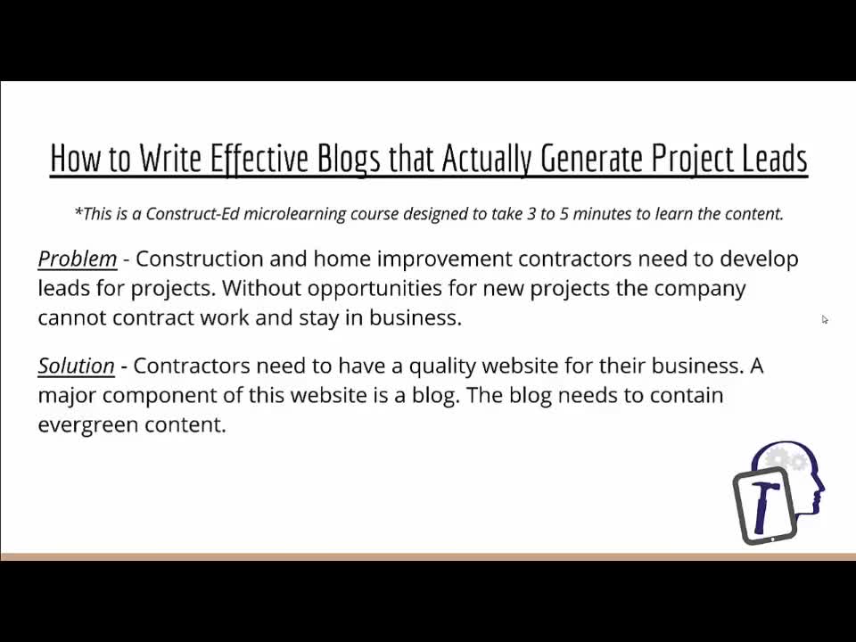 How To Write Effective Blogs That Actually Generate Project Leads