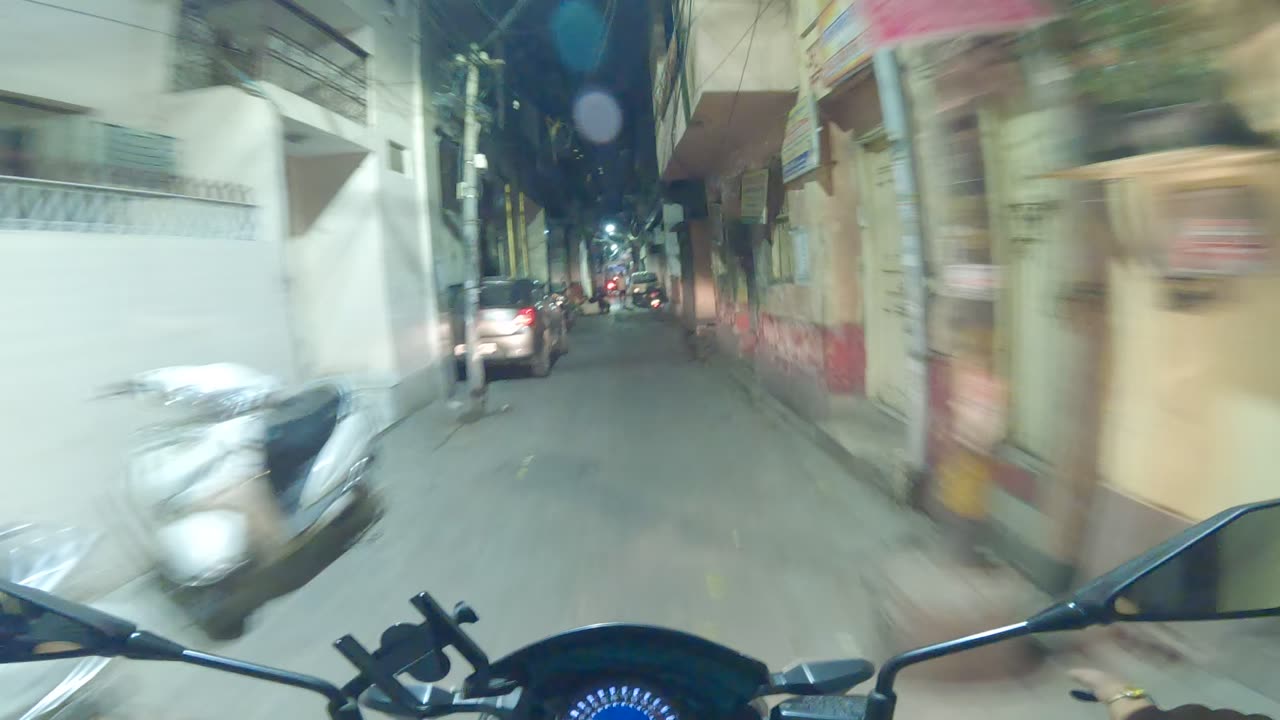 Night ride with z900 at Kamla nagar