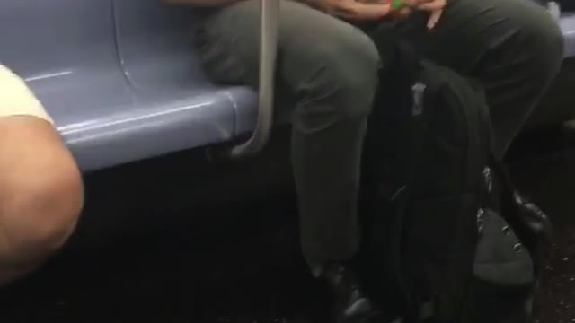 White shirt rubix cube subway