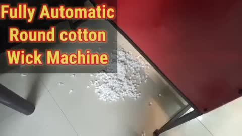 Fully Automatically Cotton wicked machine