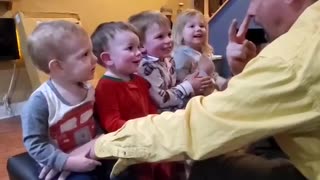 Grandkids Line up for Entertainment