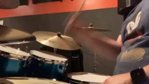 Just drumming