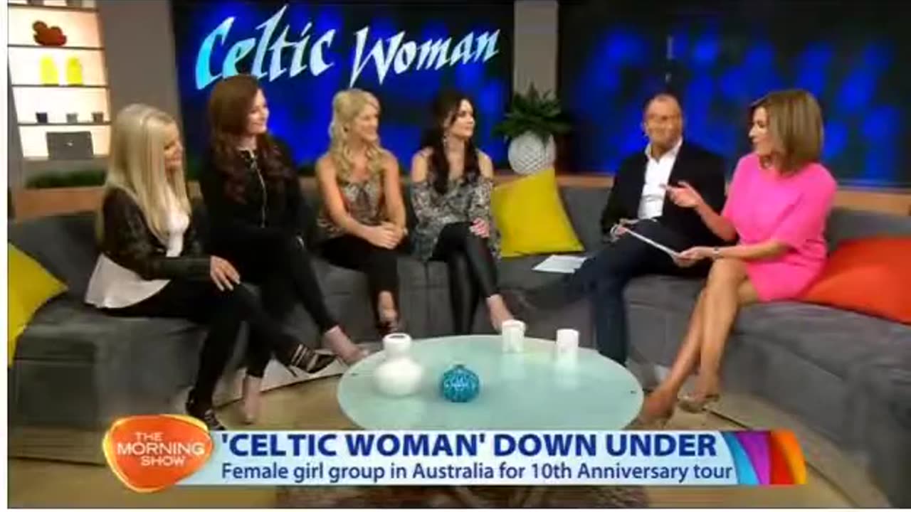 Celtic Woman down under on The Morning Show Live Sydney interview