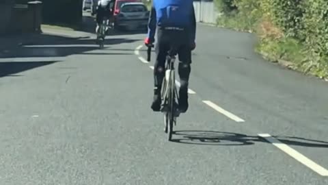 Road Hogging Cyclist