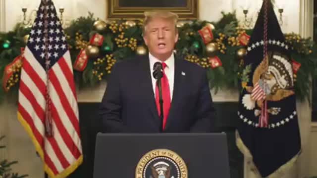 Happy New Year from President Trump!