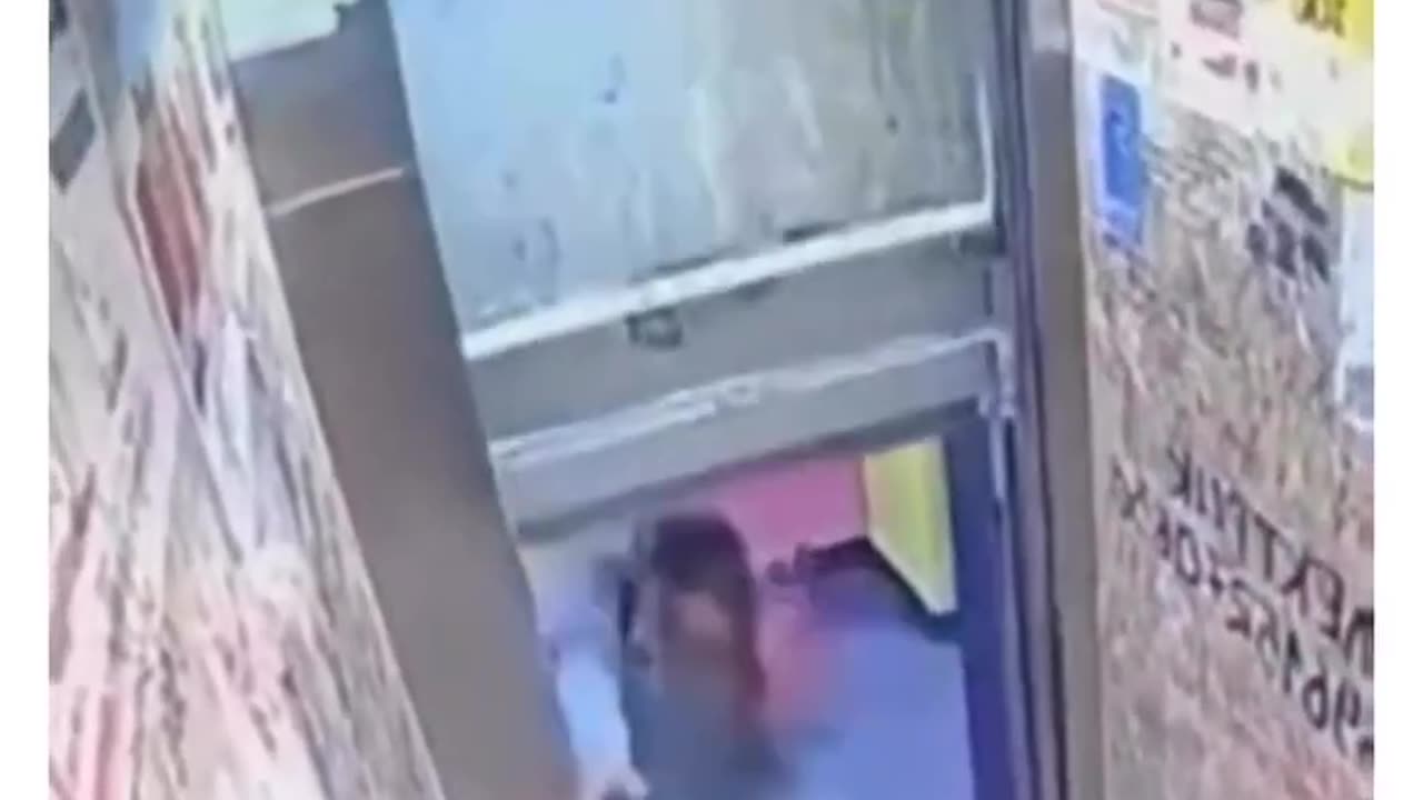 Terrifying Elevator Mishap Caught on Camera!