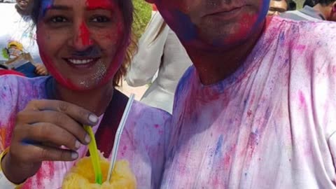 Holi celebration
