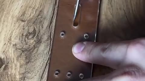 Leather belt with your own hands | Mosafer Legend