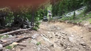 Rocky and steep