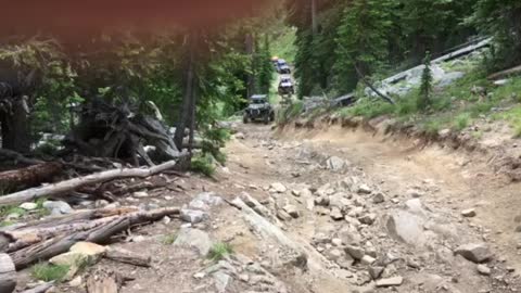 Rocky and steep