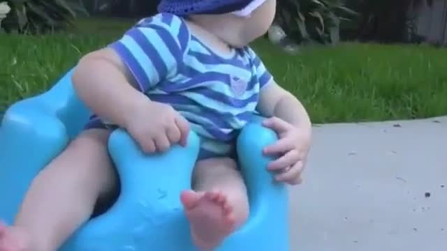 The baby is so cute.