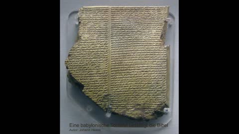 Eine babylonische Tontafel bestätigt die Bibel