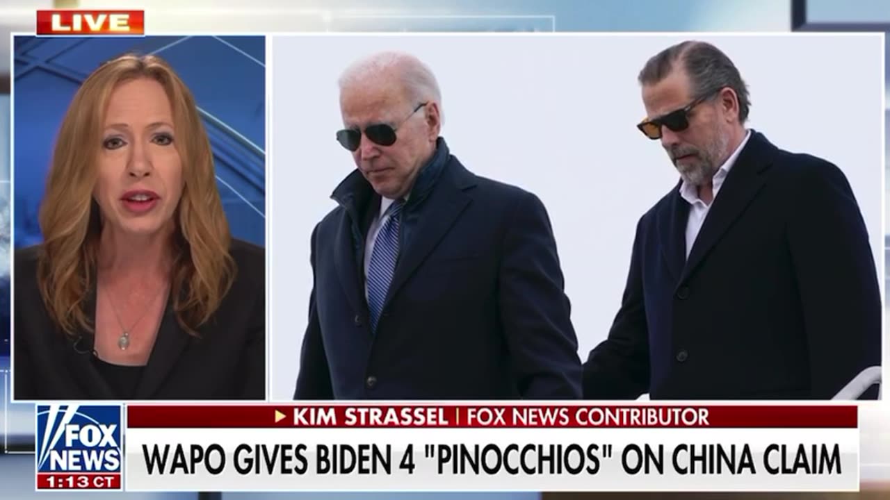 WAPO gives Biden 4 Pinocchios on trying to claim