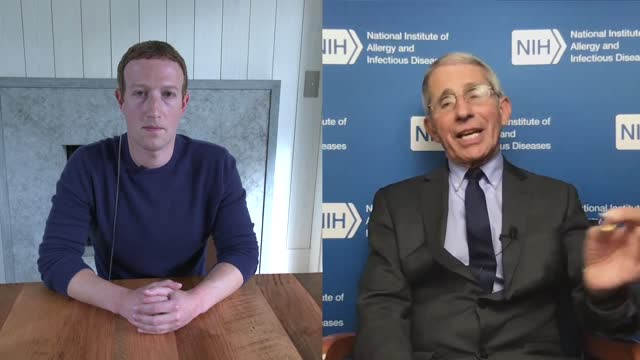 Fauci Answers Zuckerburg