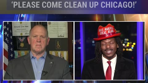 'WE NEED YOU!': Chicago resident Vashon Tuncle begs Tom homan