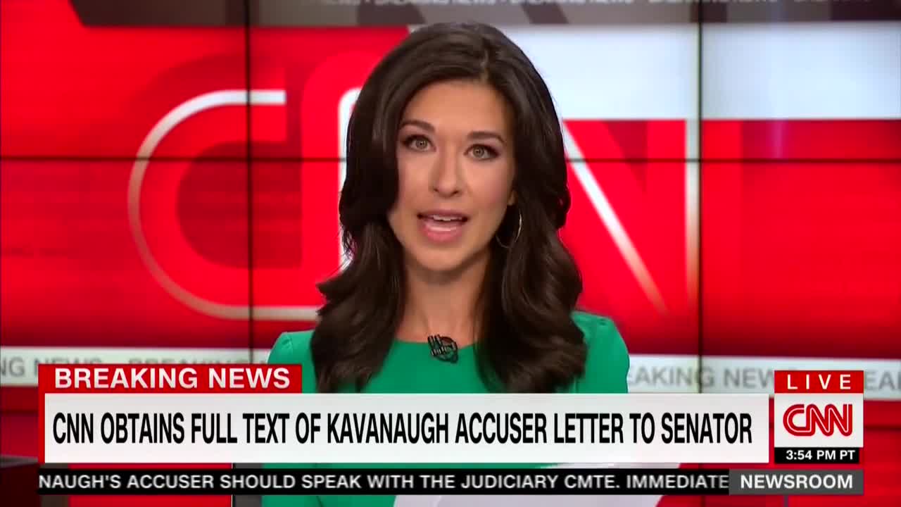 CNN read on-air Kavanaugh accuser's letter