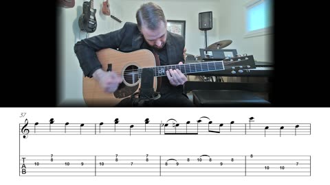 Home Sweet Home - Bluegrass Carter Style Flatpicking Guitar Lesson (Sheet Music + TAB)