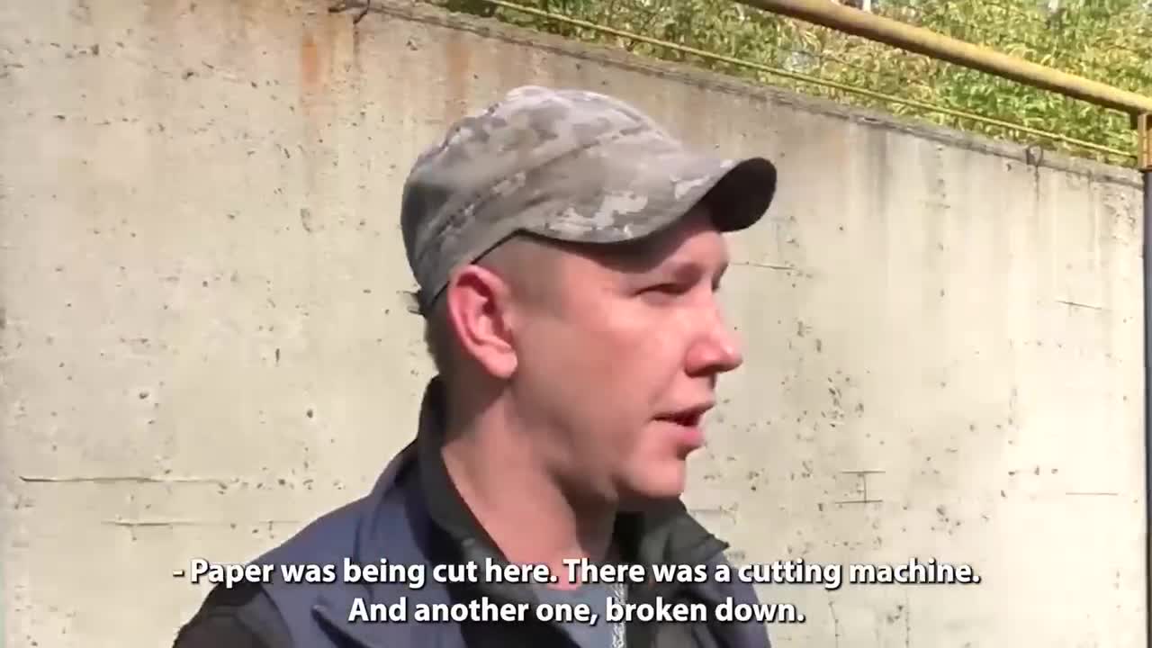 Employee of a Donetsk printing house on the shelling from Ukraine.