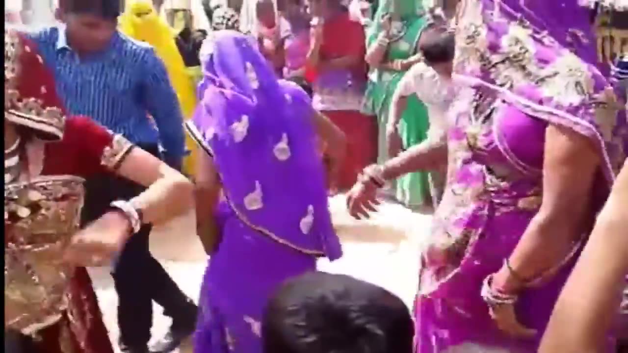 Funny Indian Village Dance in Marriage