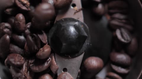 Video sequence of the coffee preparation process