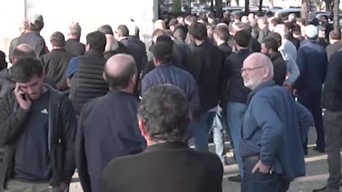 Репортаж о протестной акции 4 ноября в Сухуми