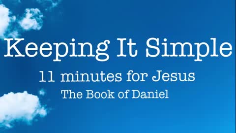 Video 18 in our series in the book of Daniel ch 8