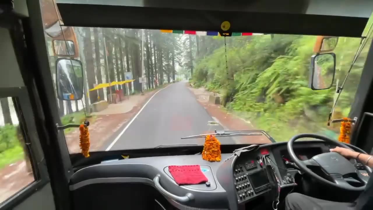 Danger Road||Bus Driving|| Danger Road Bus Driving ||Hill Road